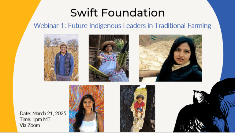 Future Indigenous Leaders in Traditional Farming - Swift Foundation